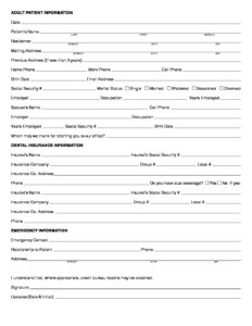 New Patient Forms pdf Emerald Isle Smiles: Aubrey Myers, DDS Emerald Isle NC